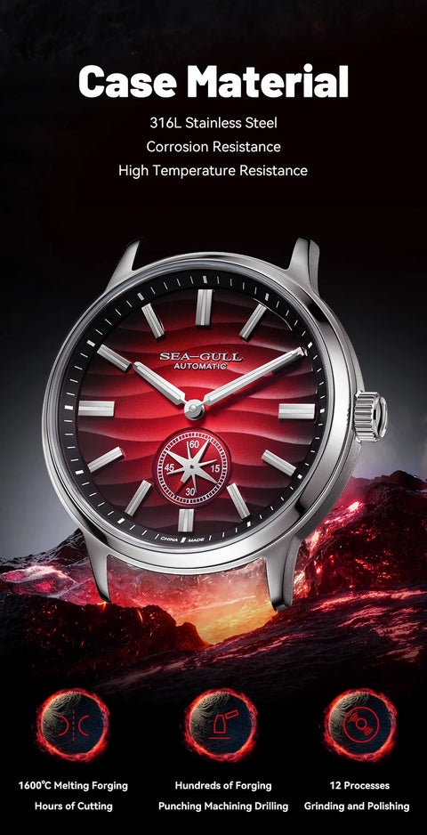 Seagull 6180 – 39.5MM Natural Series