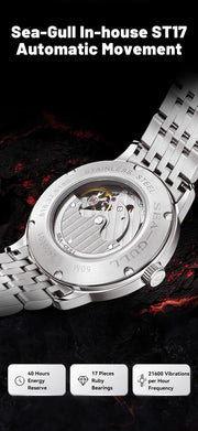 Seagull 6180 – 39.5MM Natural Series