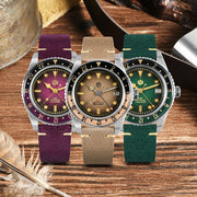 San Martin SN0134 40MM Retro GMT Men’s Watch – NH34