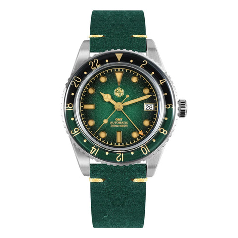 San Martin SN0134 40MM Retro GMT Men’s Watch – NH34