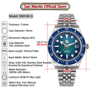 San Martin SN0148 – 40MM Luxury Diver