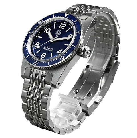 San Martin 37MM Men’s Automatic Diver Watch