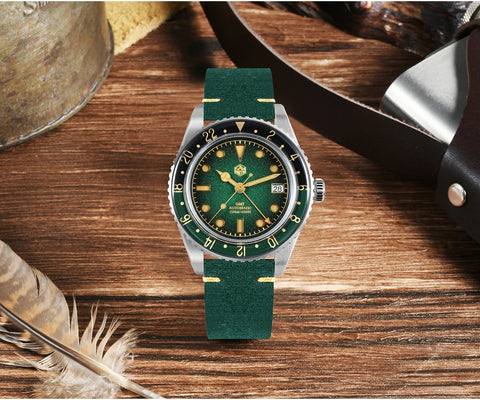 San Martin SN0134 40MM Retro GMT Men’s Watch – NH34