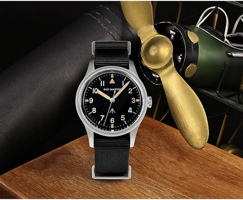 San Martin – 36MM Pilot Quartz