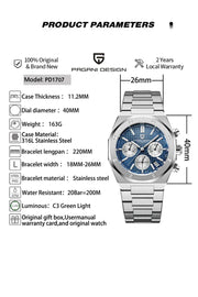 Pagani Design 2025 VK63 – Men’s Quartz Chronograph