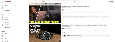 San Martin SN0121T – Titanium Diver 300M