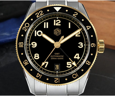 San Martin SN0140W – 38MM Limited GMT Diver