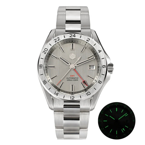 San Martin SN0129 – 39MM Luxury GMT