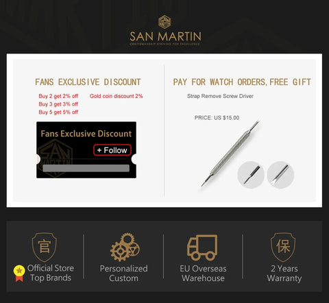 San Martin SN033 – 38.5MM Automatic