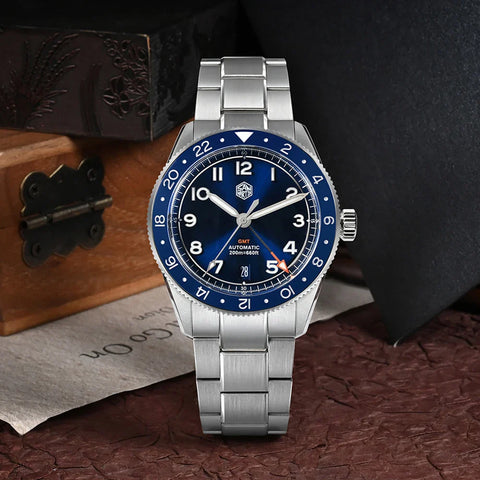 San Martin SN0140W – 38MM Limited GMT Diver