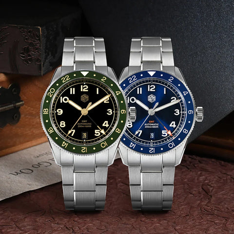 San Martin SN0140W – 38MM Limited GMT Diver