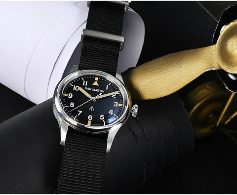 San Martin – 36MM Pilot Quartz