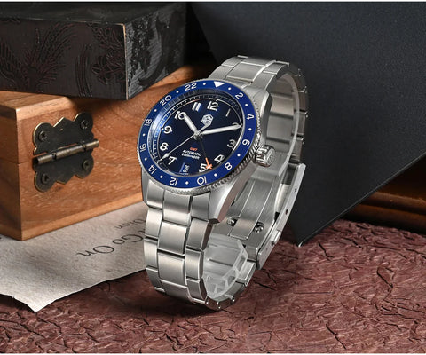 San Martin SN0140W – 38MM Limited GMT Diver