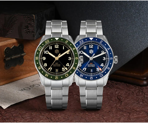 San Martin SN0140W – 38MM Limited GMT Diver