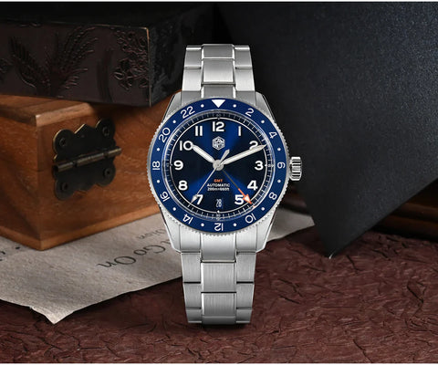 San Martin SN0140W – 38MM Limited GMT Diver