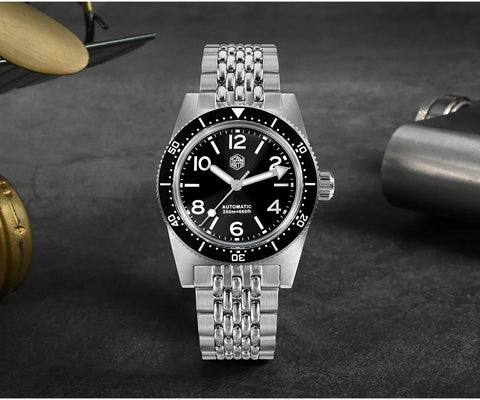 San Martin 37MM Men’s Automatic Diver Watch