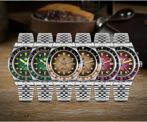 San Martin SN0134 40MM Retro GMT Men’s Watch – NH34