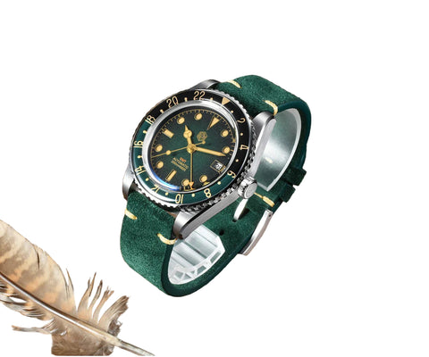 San Martin SN0134 40MM Retro GMT Men’s Watch – NH34