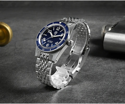San Martin 37MM Men’s Automatic Diver Watch