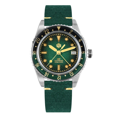 San Martin SN0134 40MM Retro GMT Men’s Watch – NH34