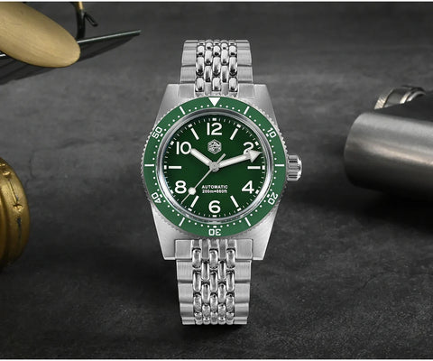 San Martin 37MM Men’s Automatic Diver Watch