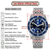 San Martin 37MM Men’s Automatic Diver Watch