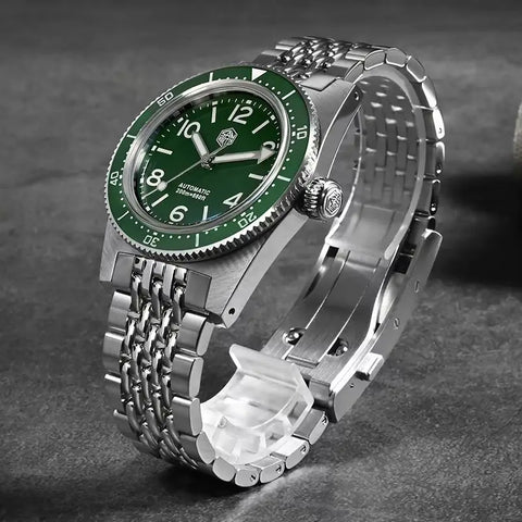 San Martin 37MM Men’s Automatic Diver Watch