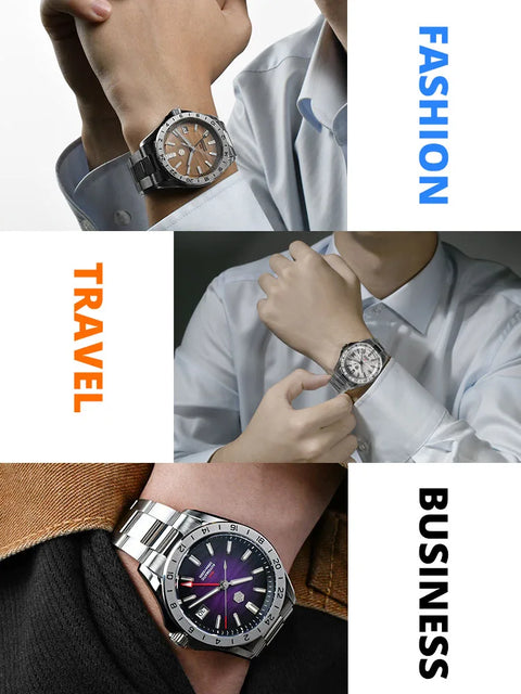 San Martin SN0129 – 39MM Luxury GMT