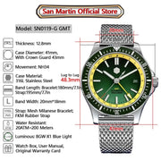 San Martin – 41MM GMT Diver